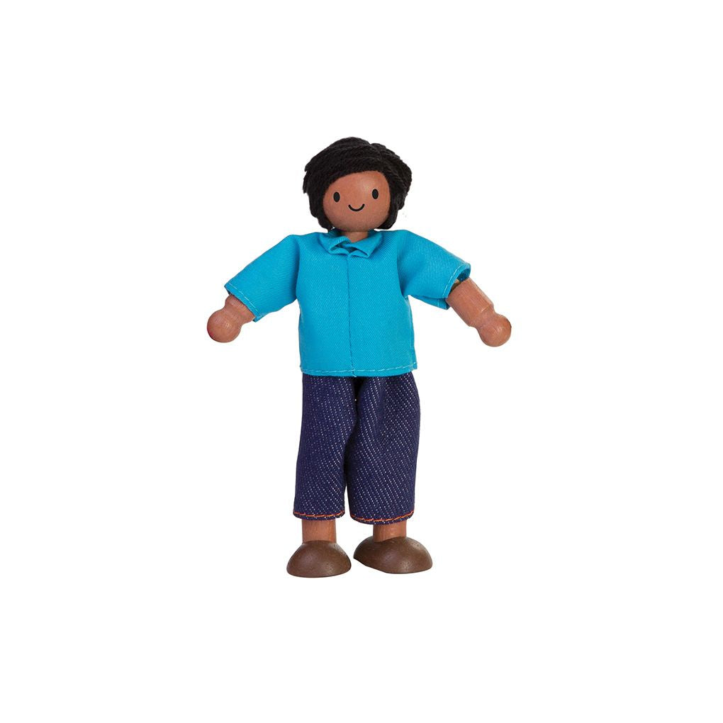 PlanToys Dad Dollhouse Figure - Medium Skin Tone | Playroom Avenue