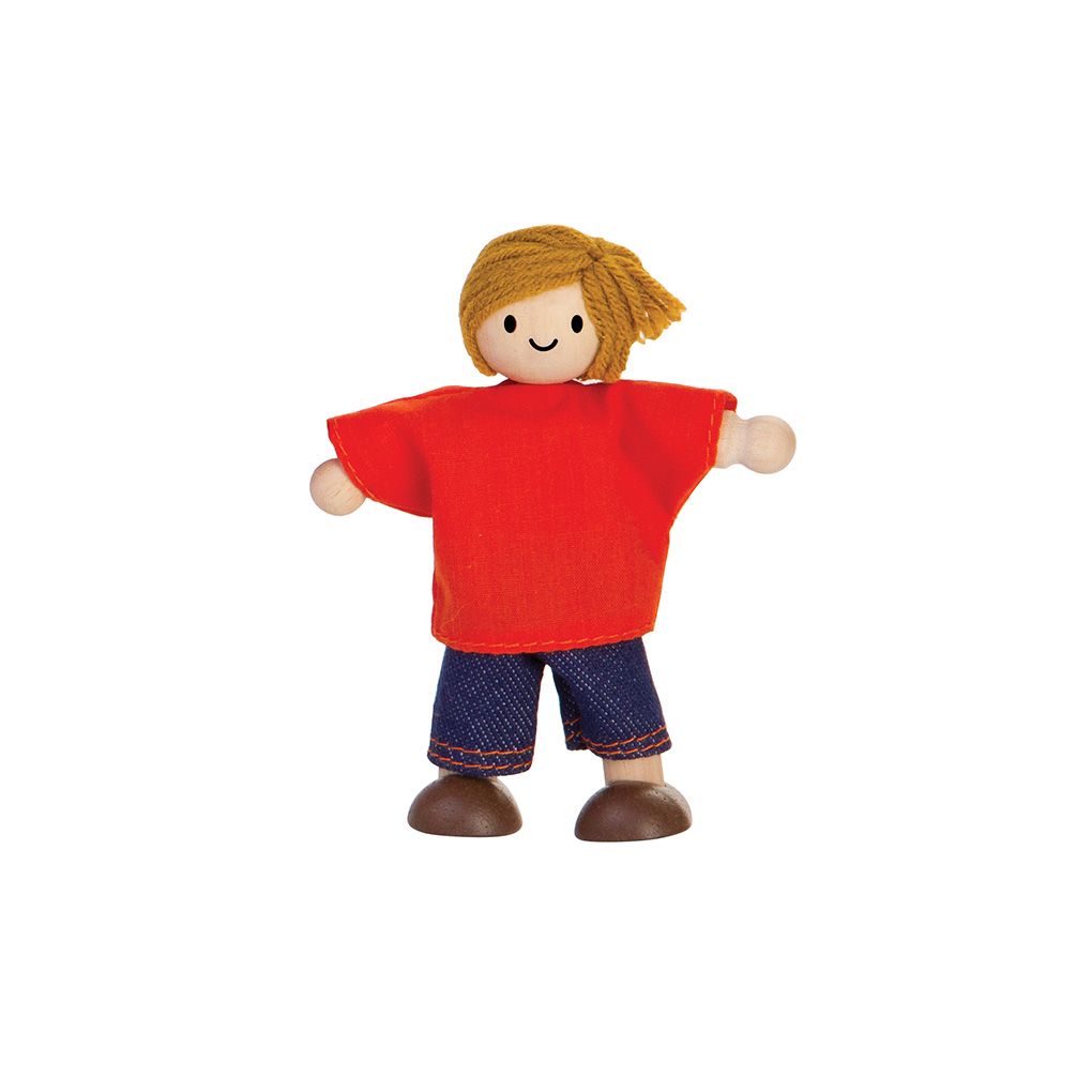 Boy Dollhouse Figure - Light Skin Tone | Playroom Avenue