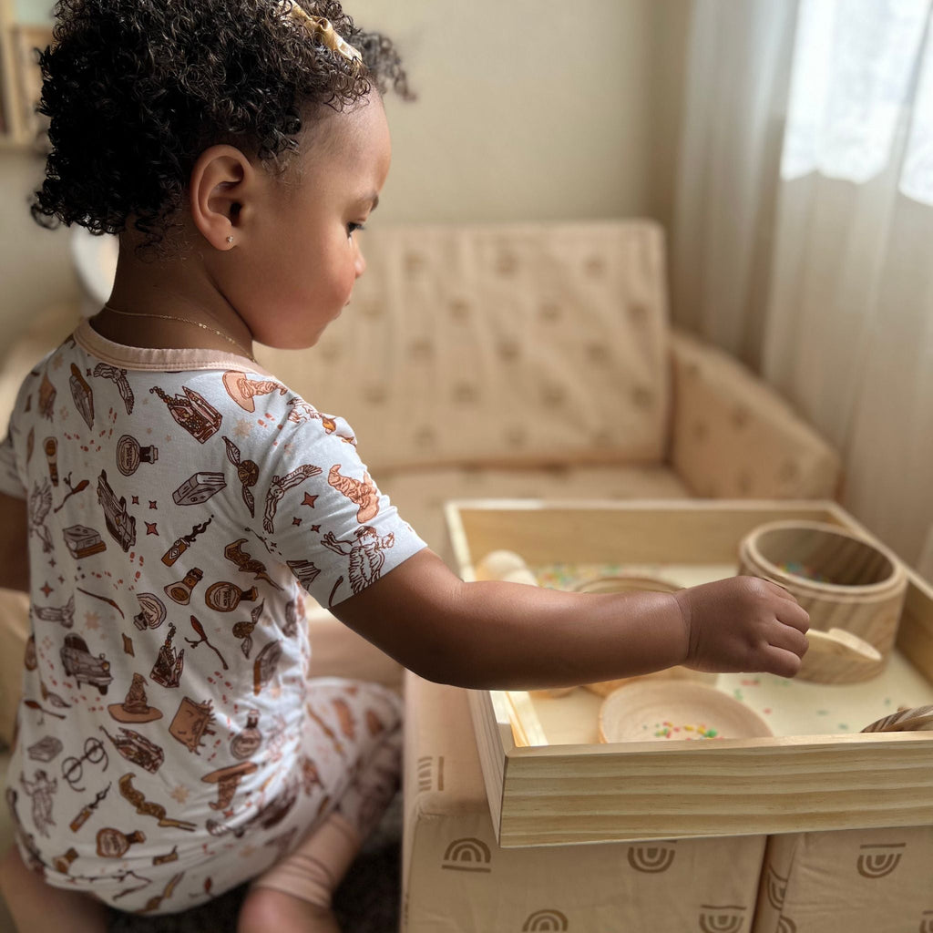 Toki Kids Rainbow Peach Play Cube | Playroom Avenue
