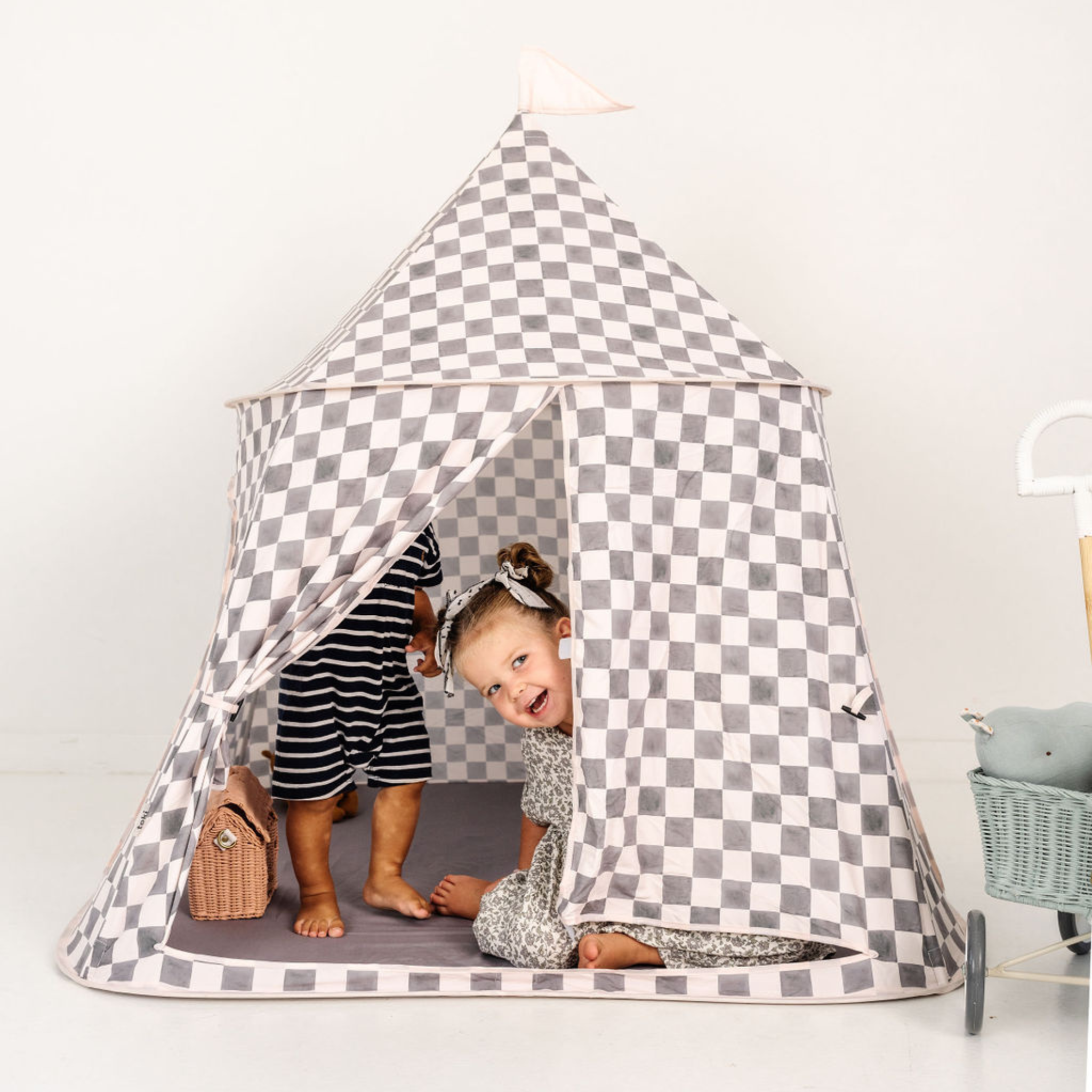 Toki Kids Checker Pepper Play Tent - Playroom Avenue