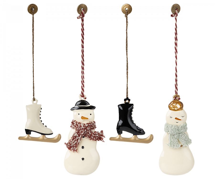 Maileg Metal Ornament Set - Winter Wonderland