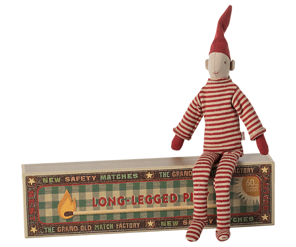 Maileg Long legged pixy in matchbox, Small | Playroom Avenue