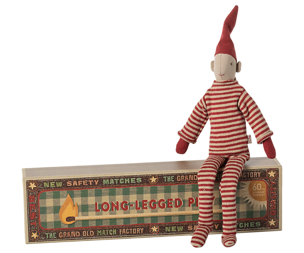 Maileg Long legged pixy in matchbox, Small | Playroom Avenue