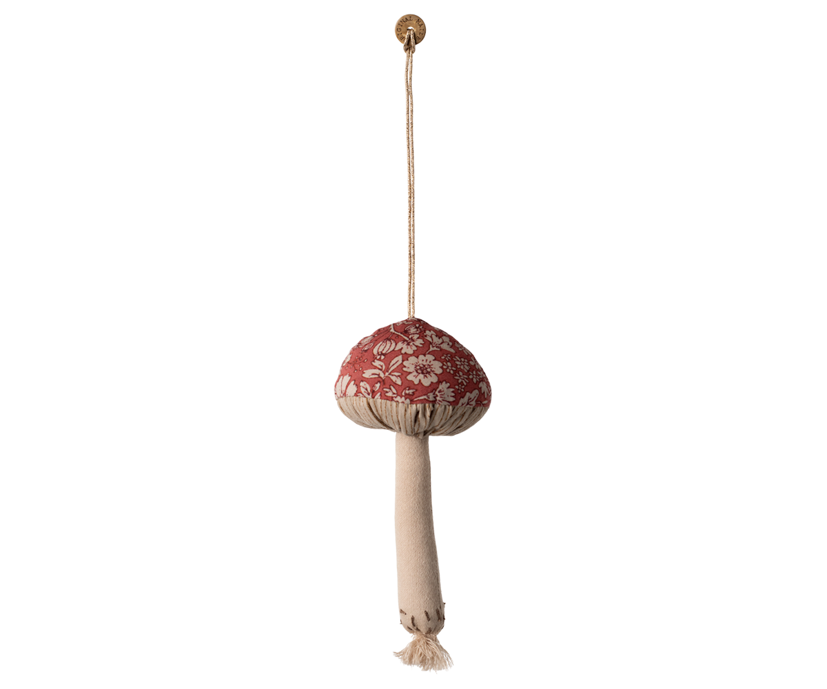 Maileg Mushroom ornament, Blossom - Red | Playroom Avenue
