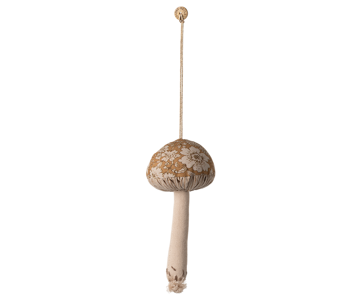 Maileg Mushroom ornament, Blossom - Ocher | Playroom Avenue