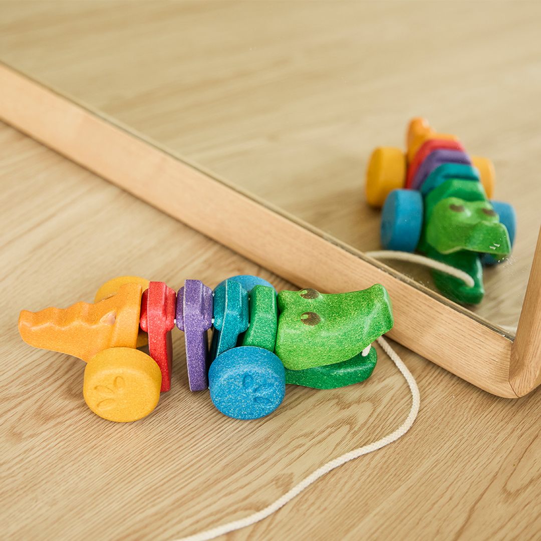 PlanToys Rainbow Alligator | Playroom Avenue