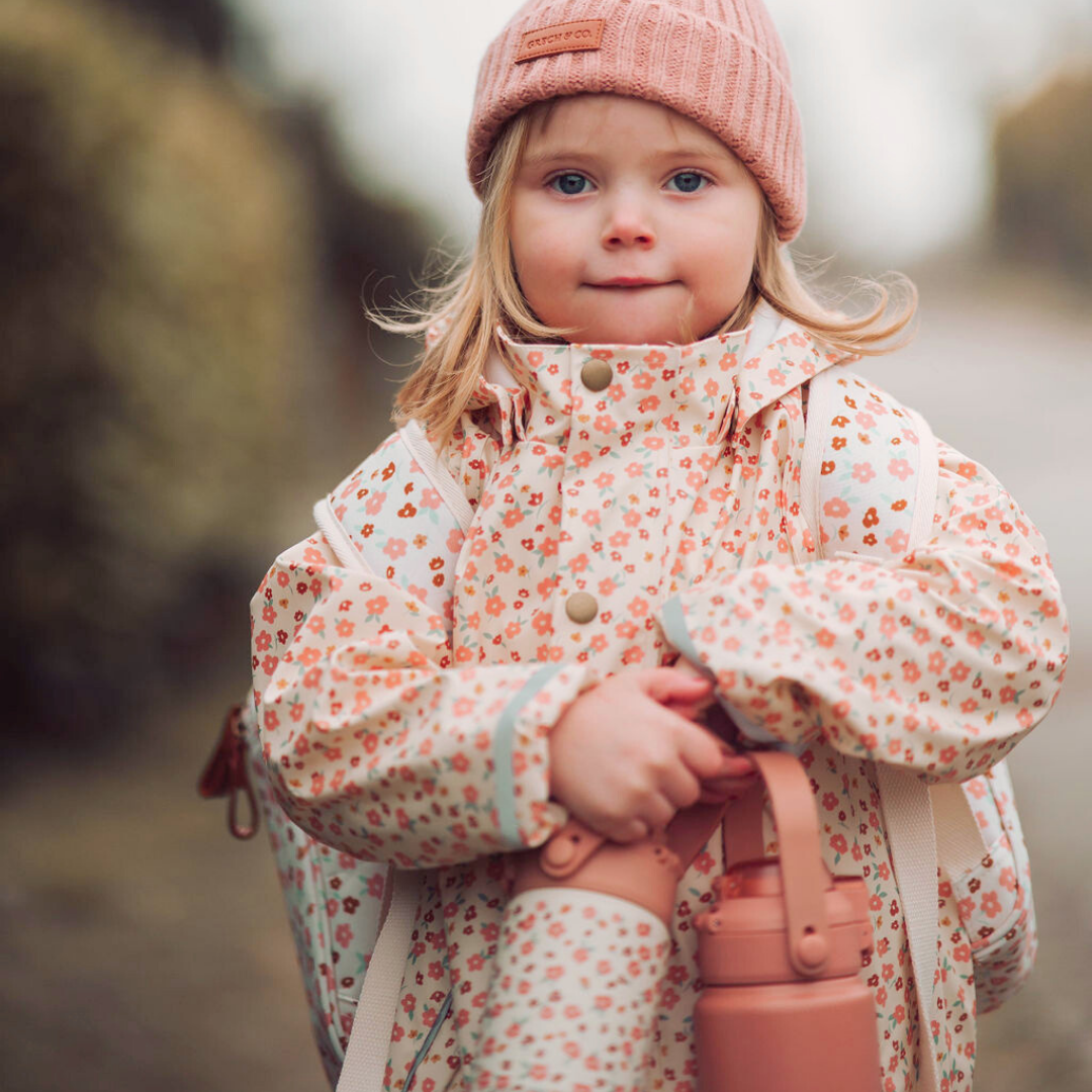 GRECH & CO. Fishtail Rain Jacket | Sunset Meadow | Playroom Avenue