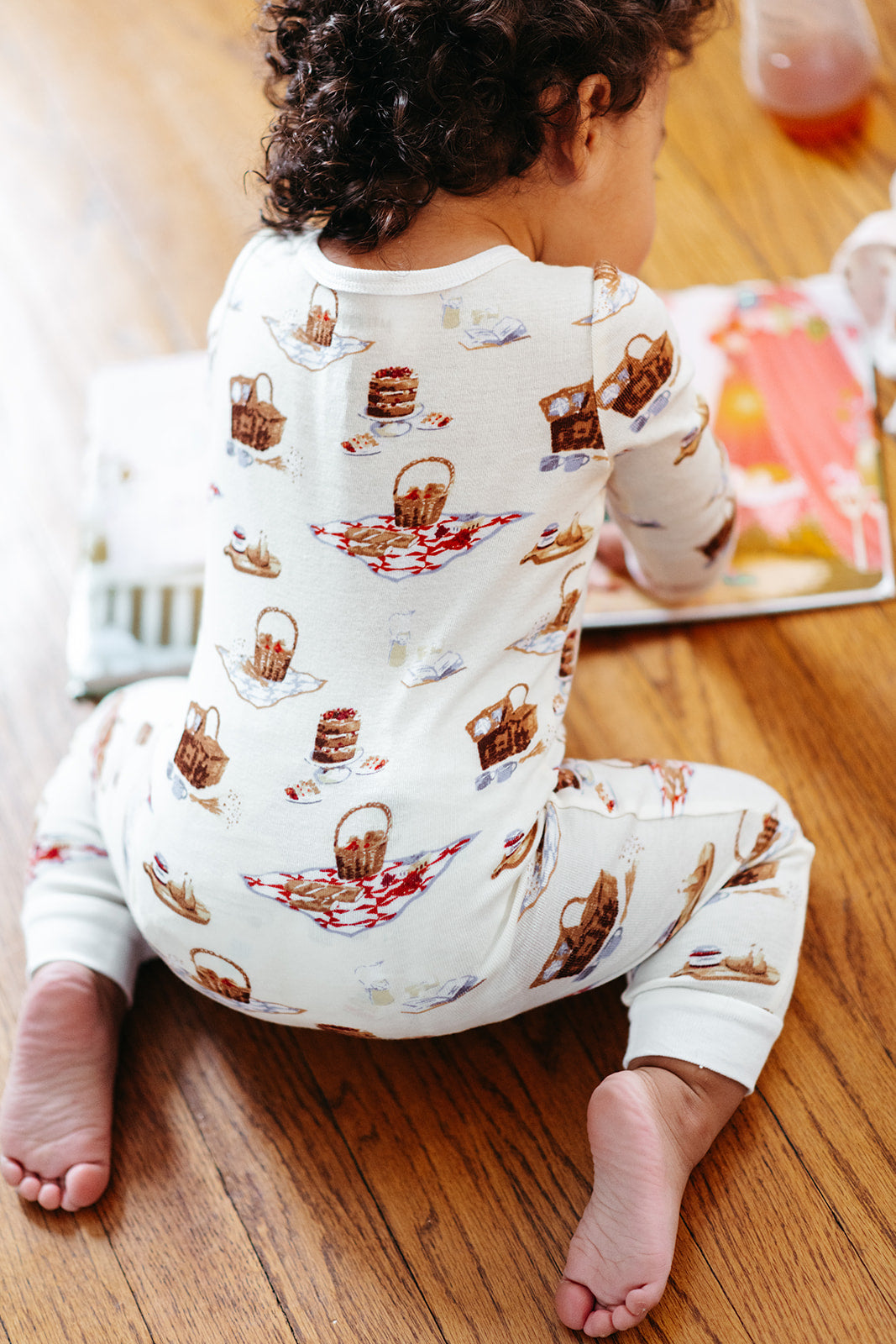 Milkbarn Picnic Organic Cotton Zipper Pajama | Playroom Avenue