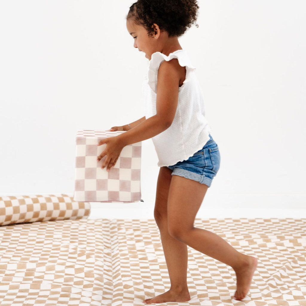 Toki Kids Checker Gumdrop Play Cube | Playroom Avenue