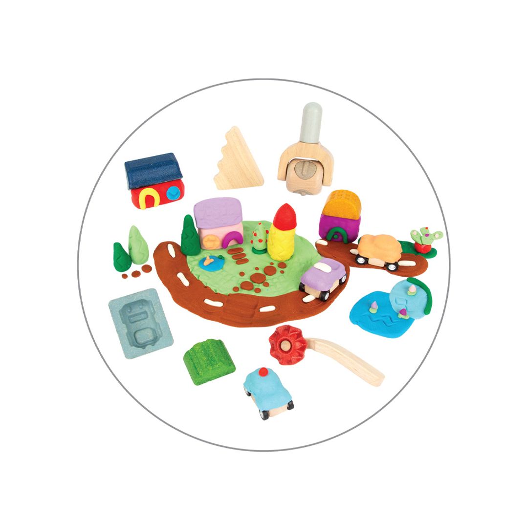 PlanToys Creative Dough Setㅤ | Playroom Avenue