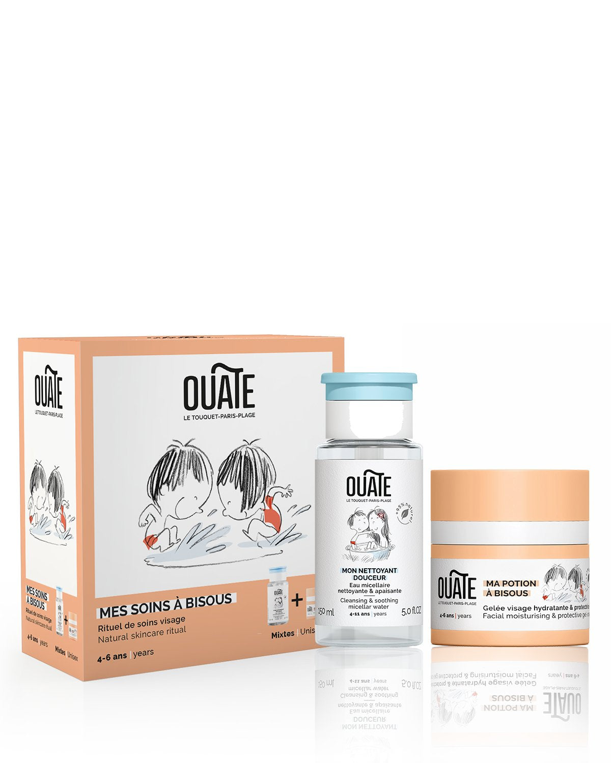 OUATE Duo Set MY KISSABLE SKINCARE ROUTINE Unisex (ages 4-6) | Playroom Avenue