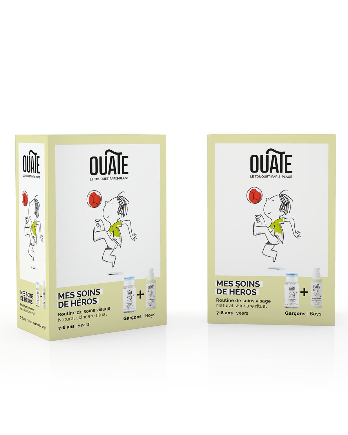 OUATE Duo Set MY HERO SKINCARE ROUTINE Boys (ages 7-8) | Playroom Avenue