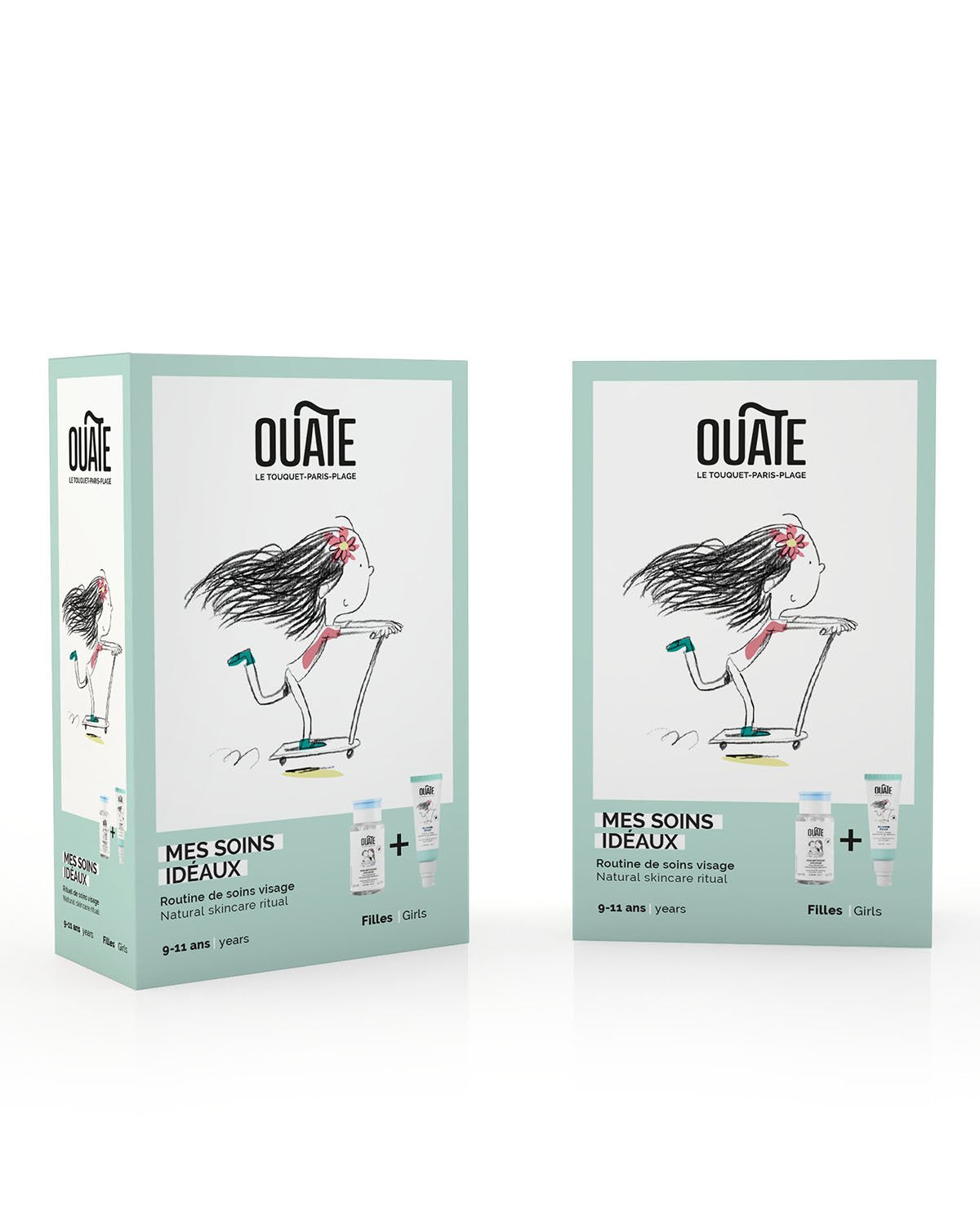 OUATE Duo Set MY IDEAL SKINCARE ROUTINE Girls (ages 9-11) | Playroom Avenue
