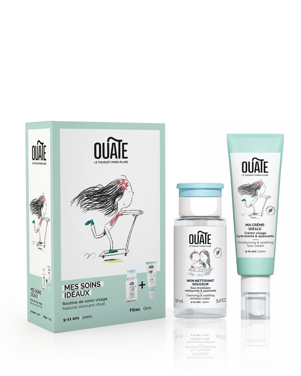 OUATE Duo Set MY IDEAL SKINCARE ROUTINE Girls (ages 9-11) | Playroom Avenue
