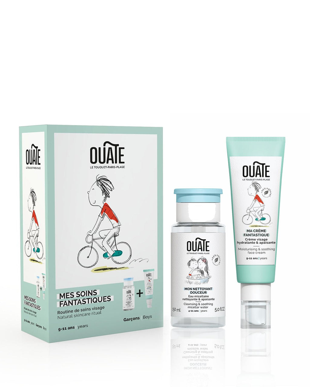 OUATE Duo Set MY FANTASTIC SKINCARE ROUTINE Boys (ages 9-11) | Playroom Avenue