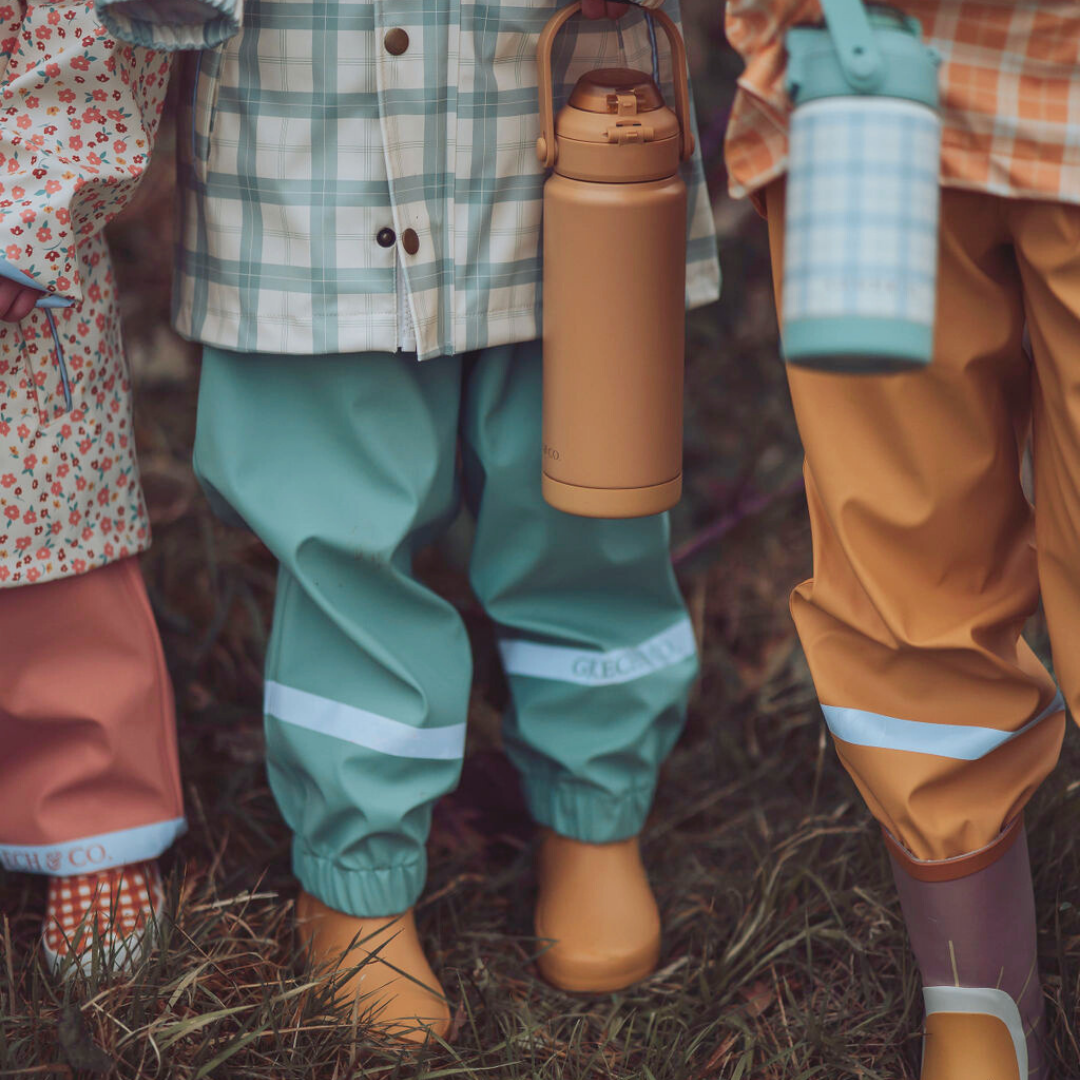 GRECH & CO. Fishtail Rain Jacket | Fern Plaid | Playroom Avenue