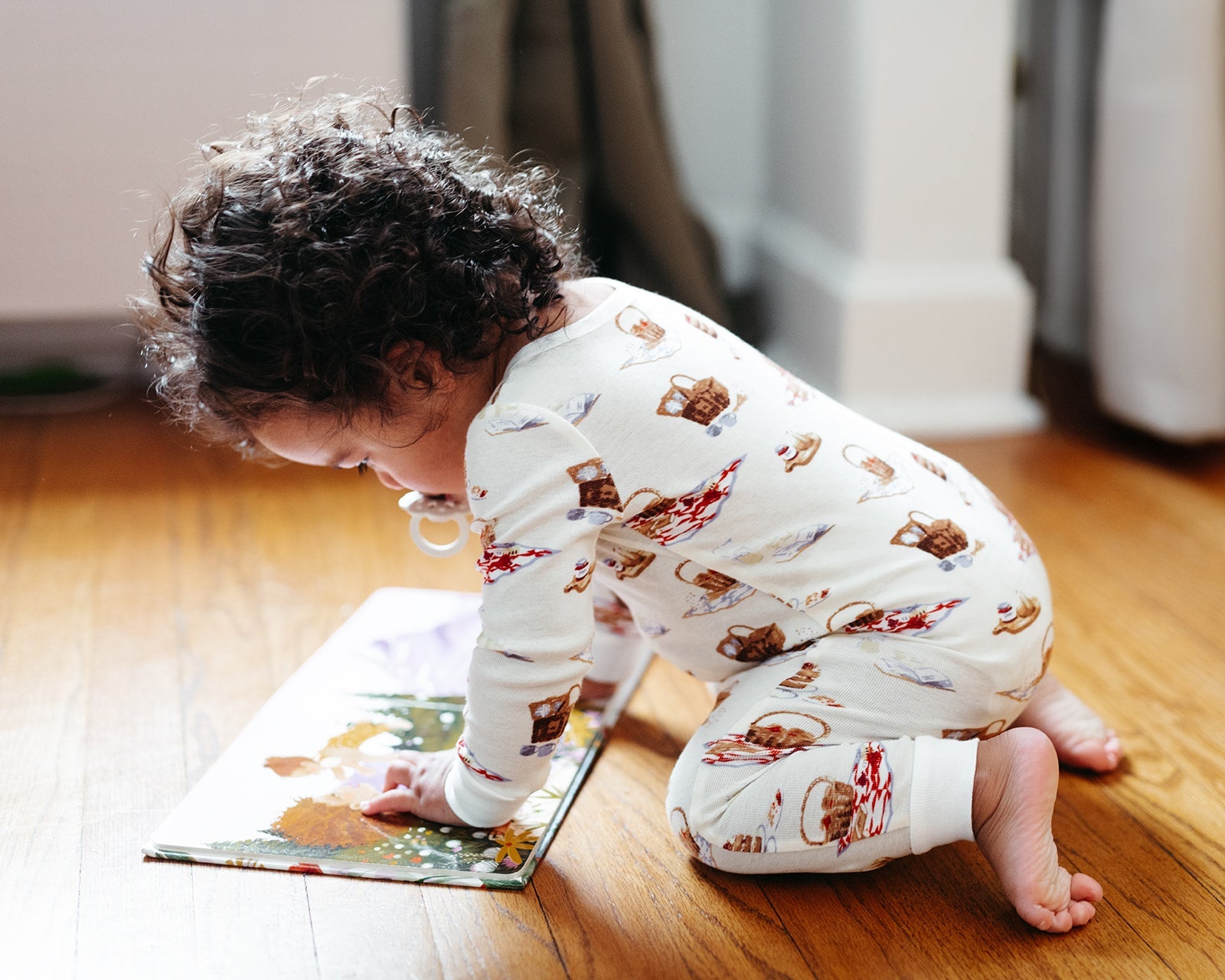 Milkbarn Picnic Organic Cotton Zipper Pajama | Playroom Avenue