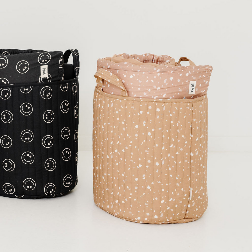 Terrazzo Clay Storage Basket | Playroom Avenue
