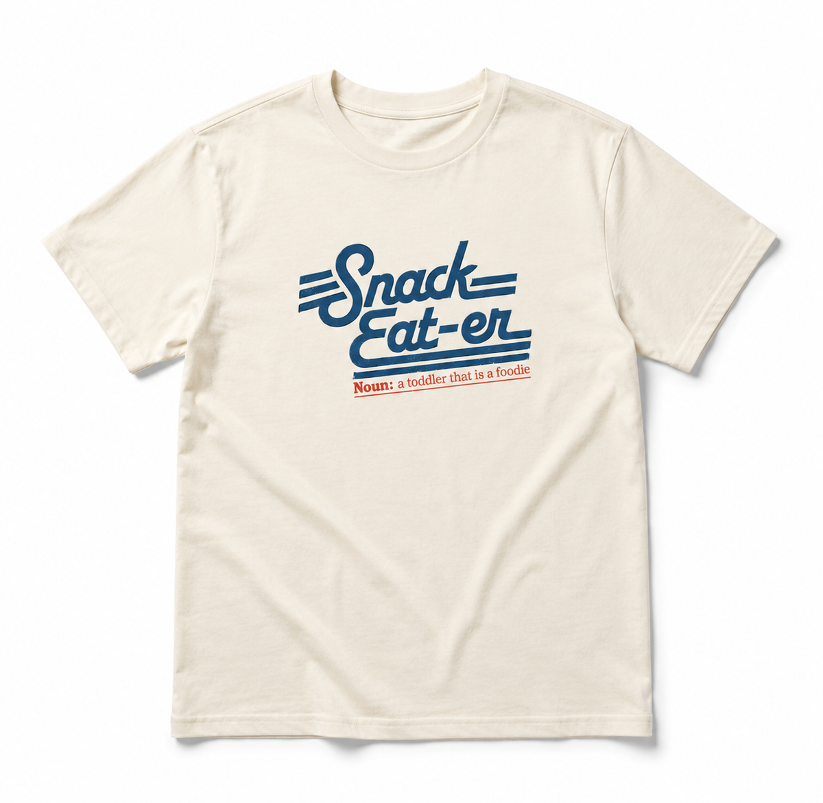 LITTLE RAD THINGS SNACK EAT-ER TEE - VINTAGE CREAM | Playroom Avenue