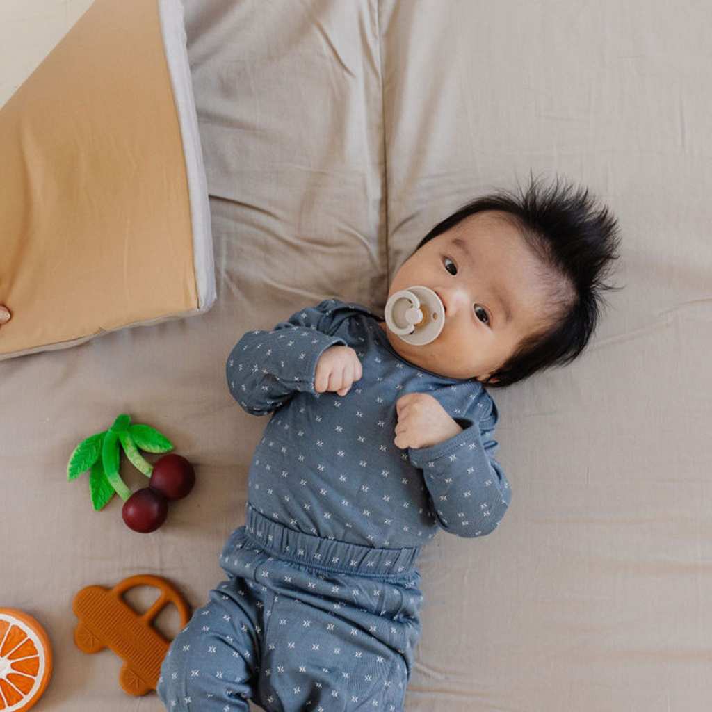 Toki Kids Cloud + Sandcastle Organic Cotton Mat | Playroom Avenue