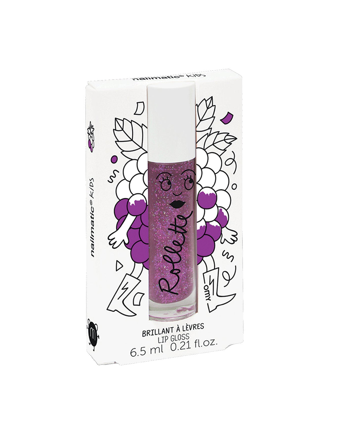 Nailmatic Lip Gloss for Kids BLACKBERRY | Playroom Avenue