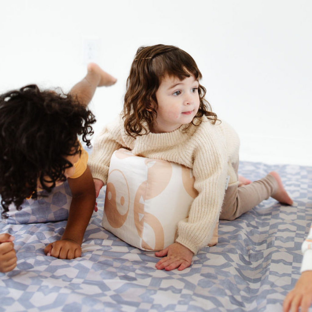 Toki Kids Blue Tile Play Cube | Playroom Avenue