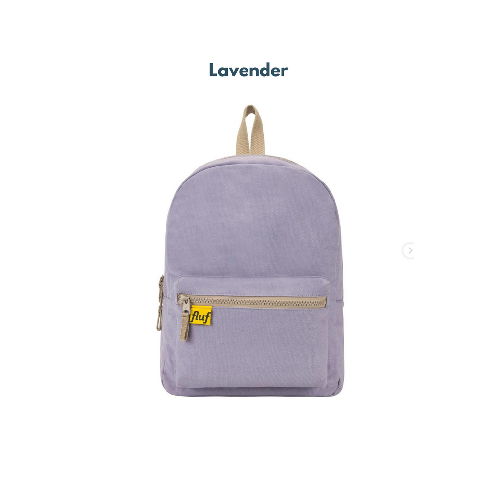The Good Kiind Backpack - Machine Washable Cotton Lavender | Playroom Avenue