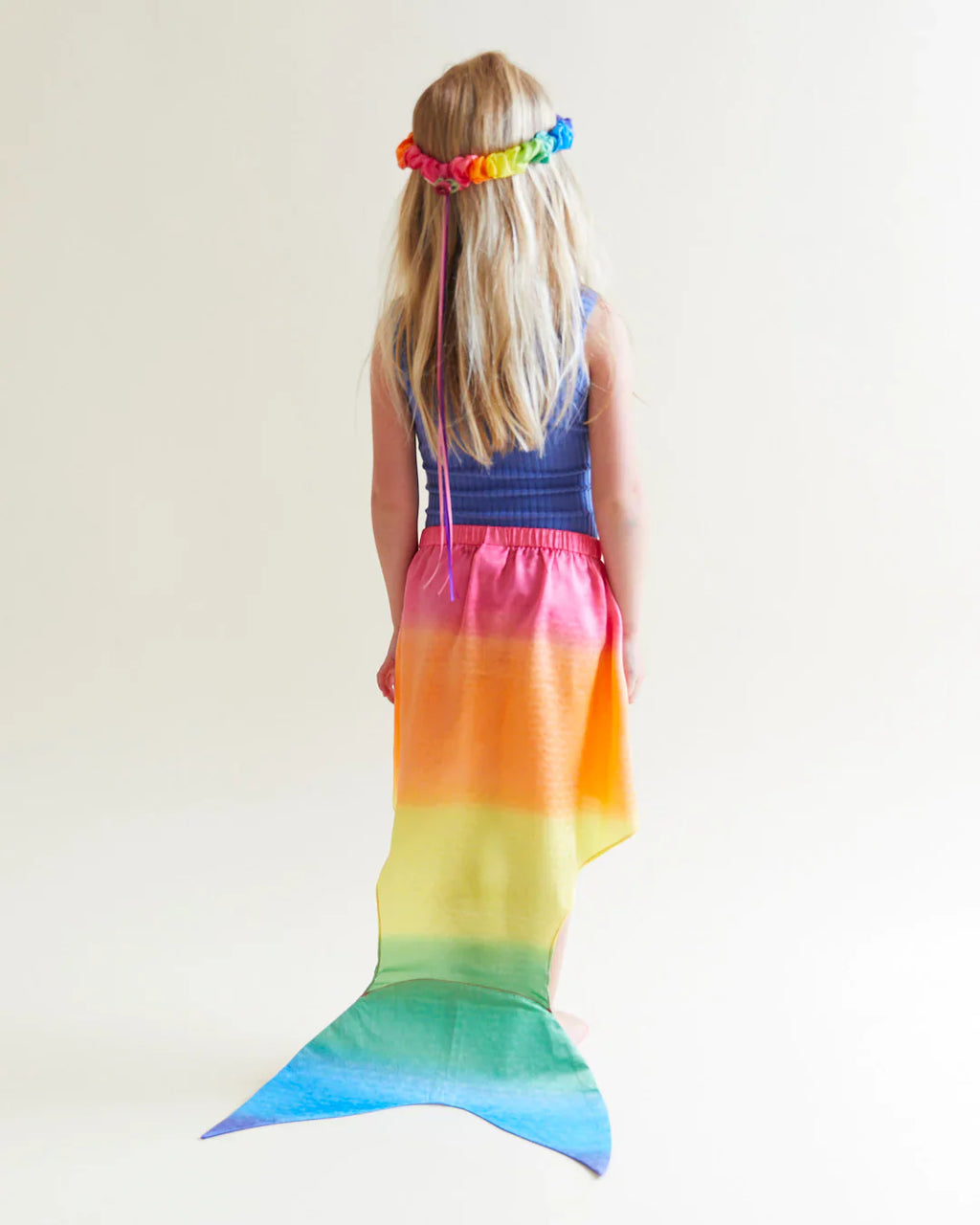 Sarah's Silks Large Rainbow Mermaid Tail | Playroom Avenue