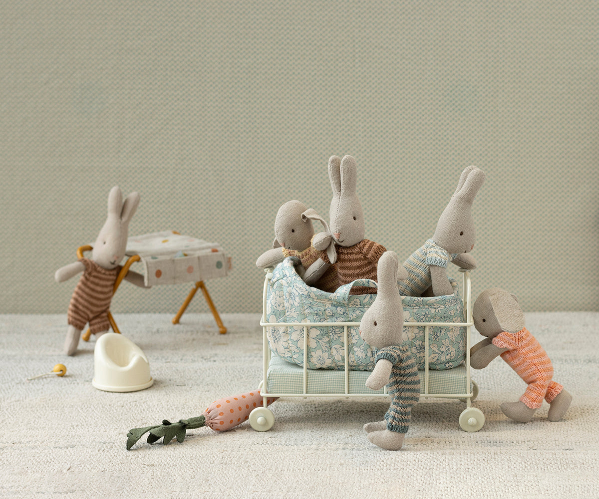 Maileg Rabbit, Micro - Blue | Playroom Avenue