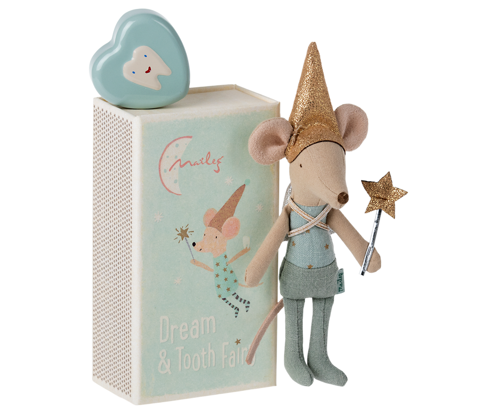 Maileg Tooth Fairy Mouse, Blue | Playroom Avenue