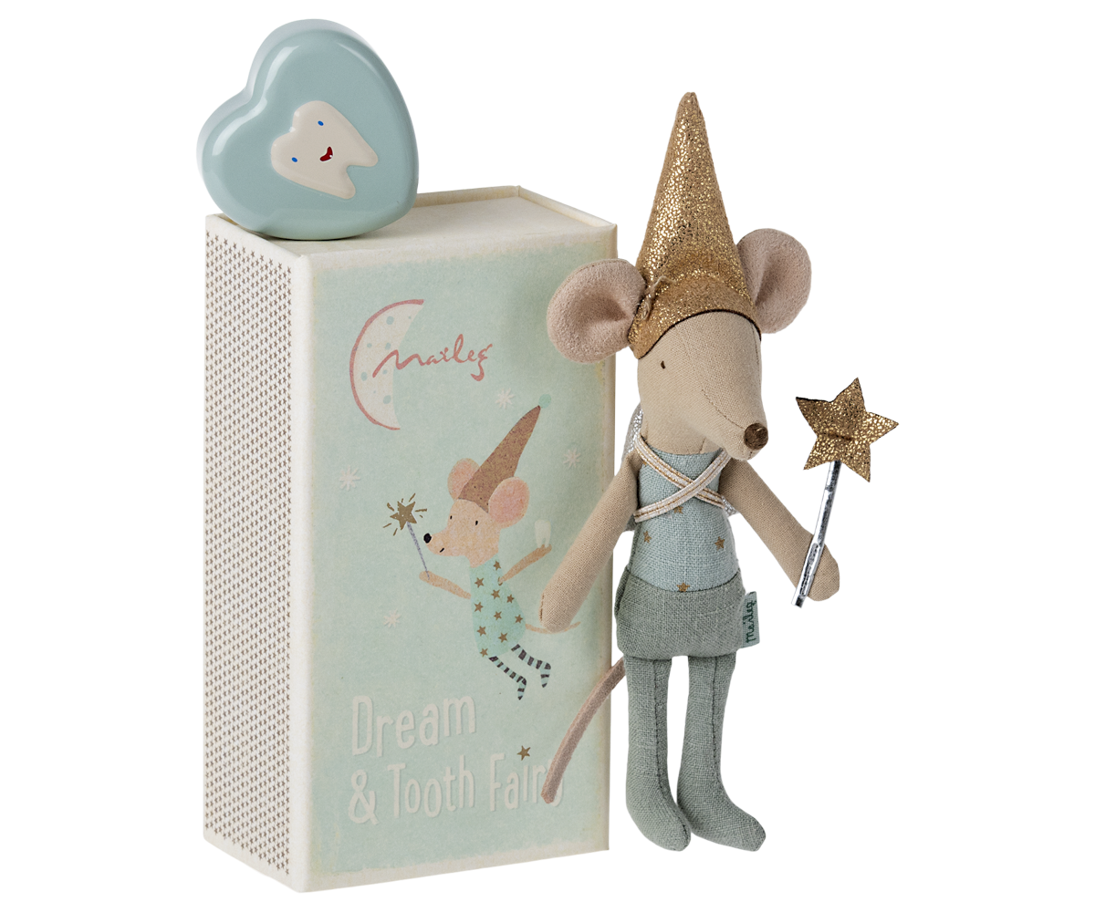 Maileg Tooth Fairy Mouse, Blue | Playroom Avenue