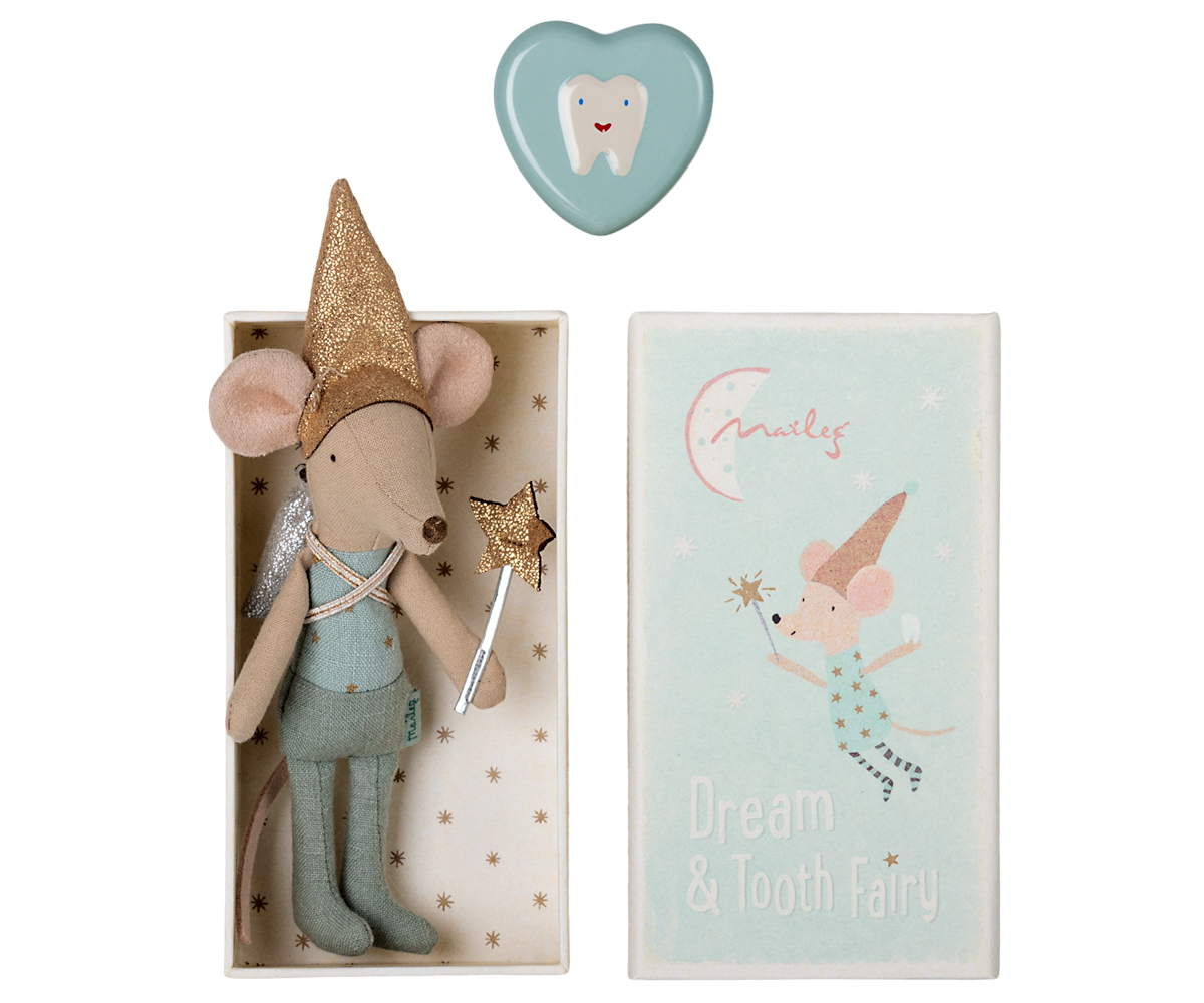 Maileg Tooth Fairy Mouse, Blue | Playroom Avenue