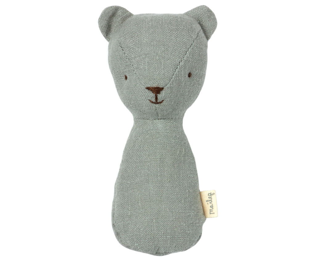 Maileg Teddy Rattles - Coral, Yellow, or Rose | Playroom Avenue