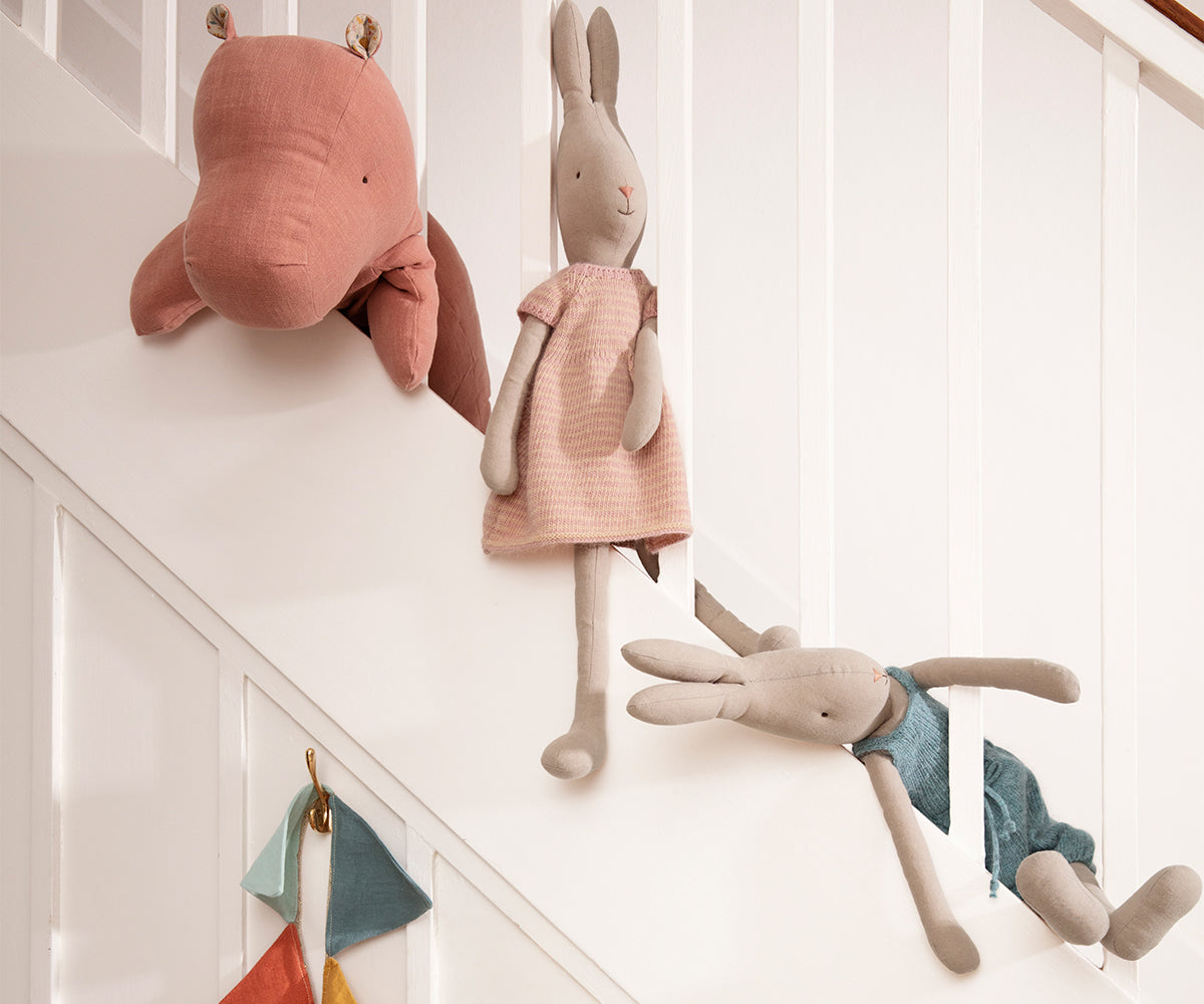 Maileg Rabbit size 4, Knitted overall | Playroom Avenue