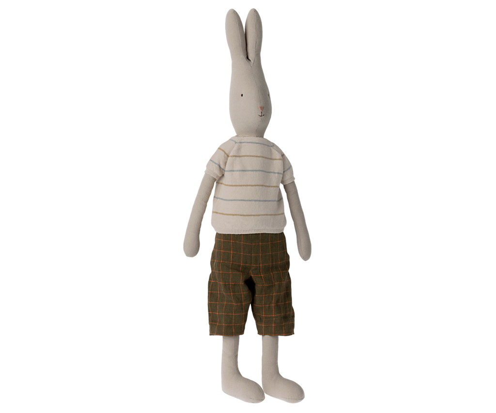 Maileg Rabbit in Pants & Knitted Sweater, Size 5 | Playroom Avenue
