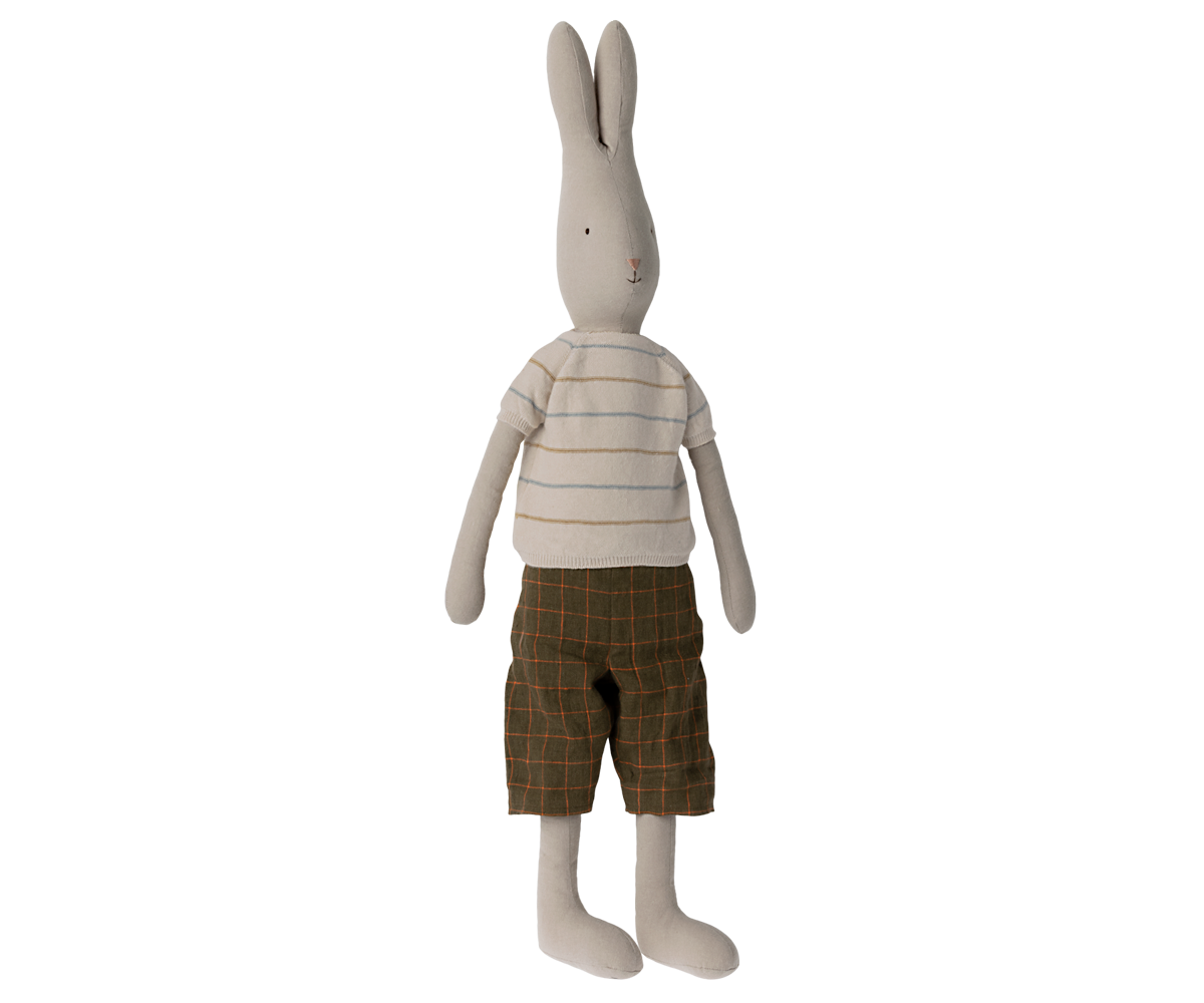 Maileg Rabbit in Pants & Knitted Sweater, Size 5 | Playroom Avenue