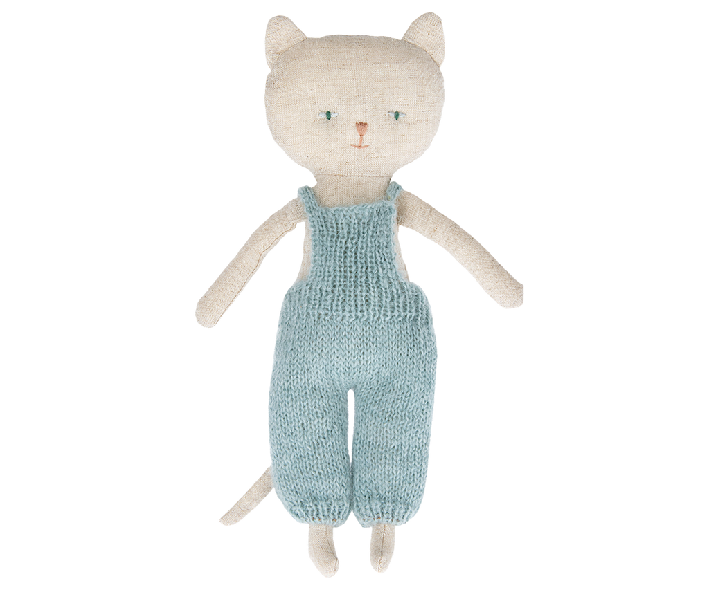Maileg Kitten in Overalls - Blond | Playroom Avenue