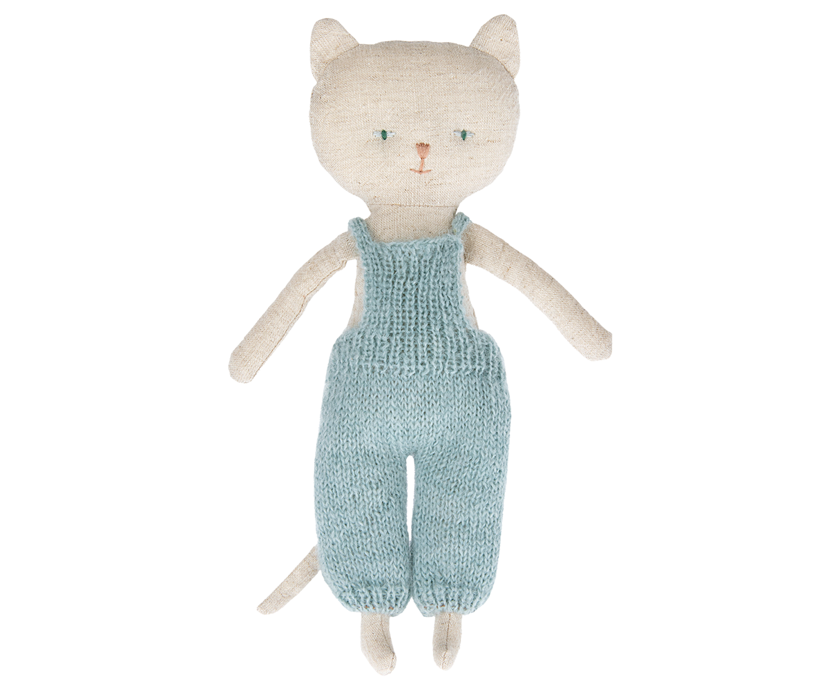 Maileg Kitten in Overalls - Blond | Playroom Avenue