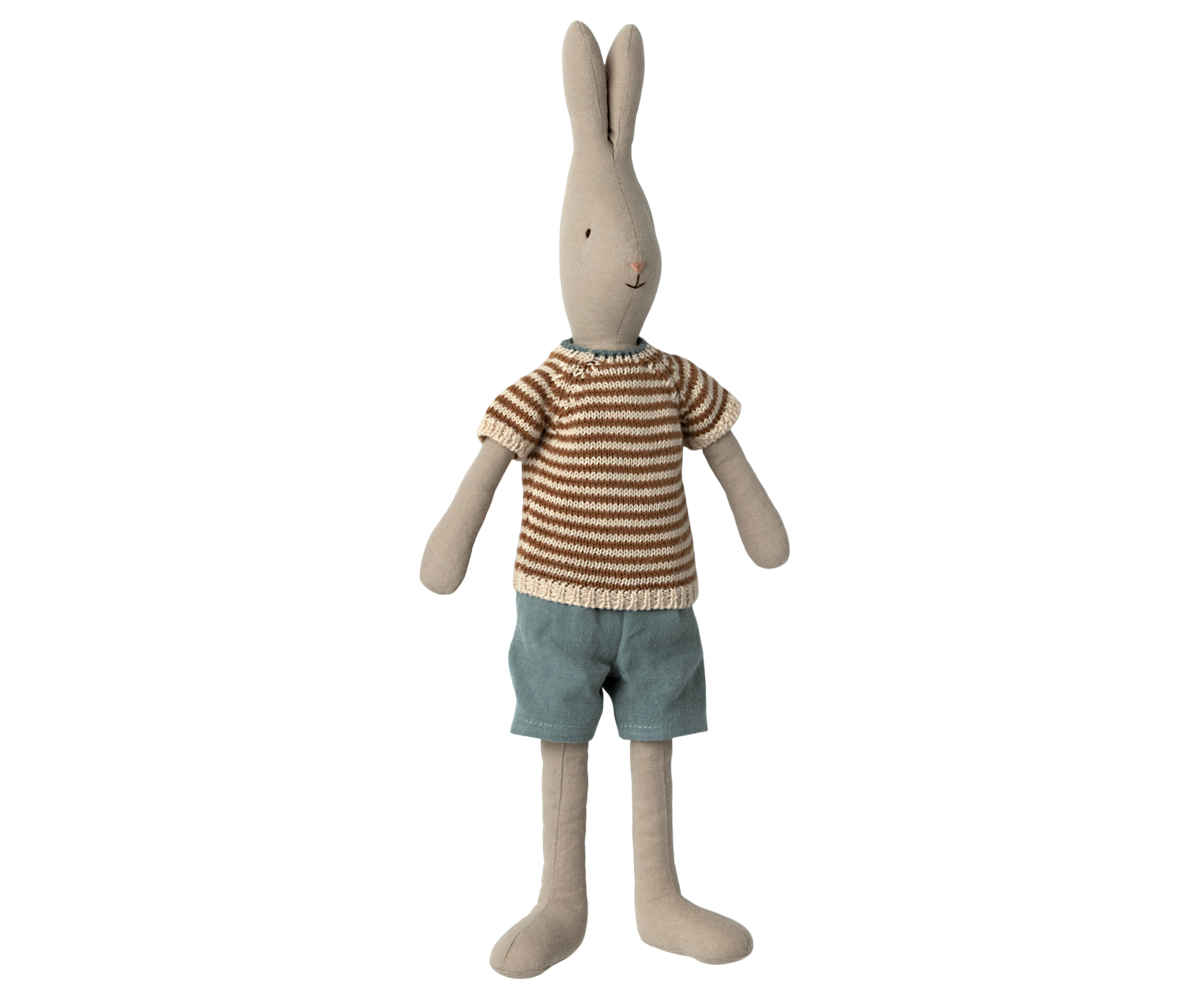Maileg Rabbit, Size 3 - Knitted Shirt and Shorts | Playroom Avenue