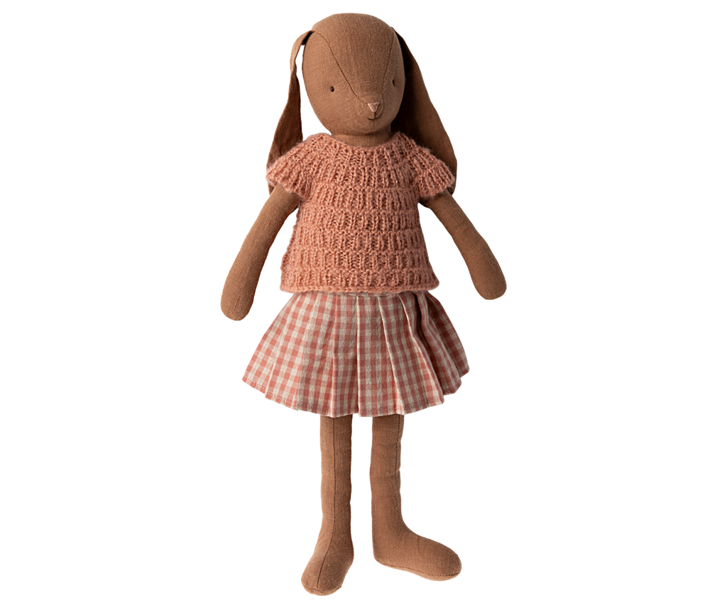Maileg Bunny, Size 3 - Knitted Shirt & Skirt | Playroom Avenue