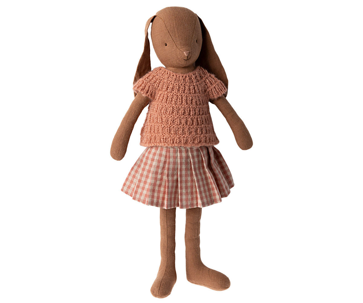 Maileg Bunny, Size 3 - Knitted Shirt & Skirt | Playroom Avenue