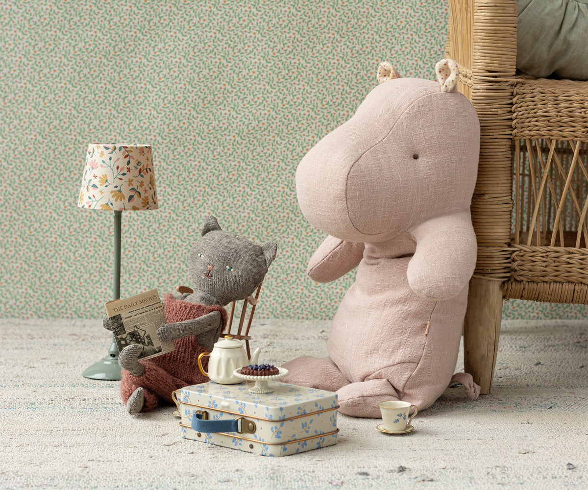 Maileg Hippo, Medium - Light Rose | Playroom Avenue