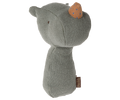 Maileg Lullaby Friend Rattles, Rhino - Pine | Playroom Avenue