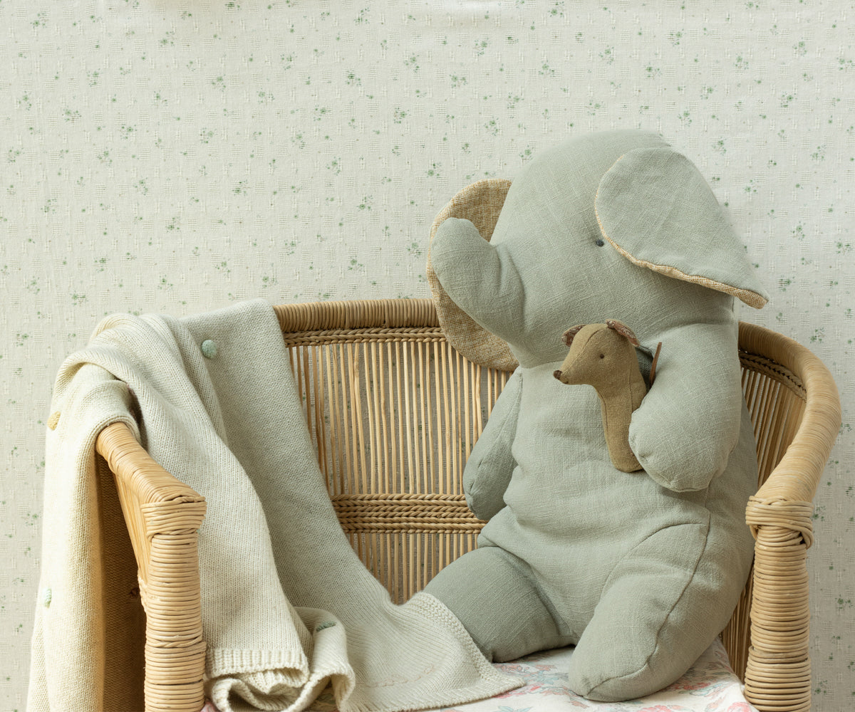 Maileg Lullaby friends, Mouse rattle - Light umber | Playroom Avenue