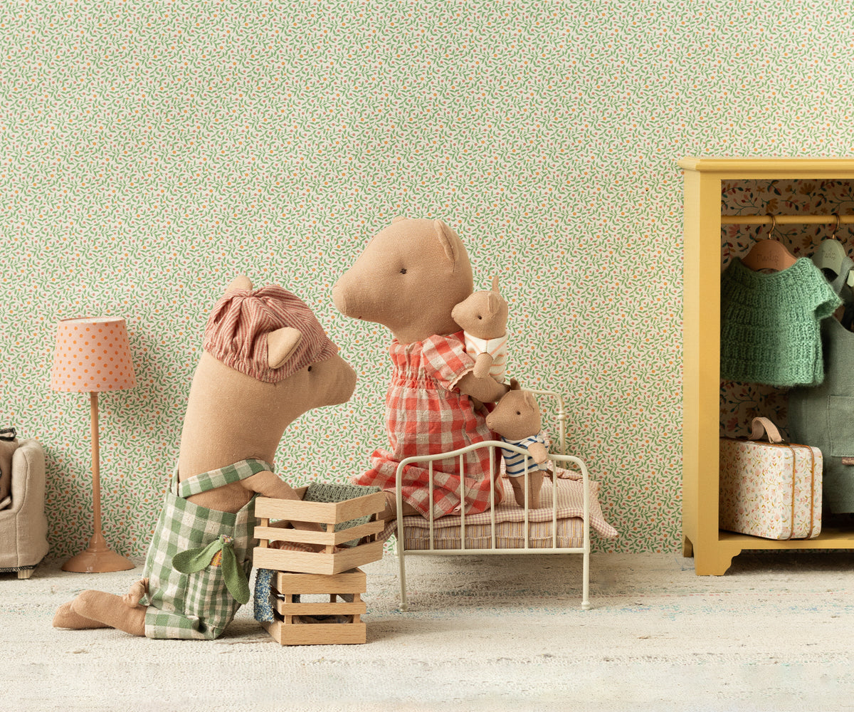 Maileg Pig in Box, Baby - Coral | Playroom Avenue