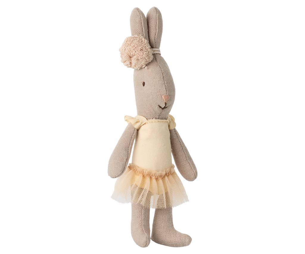 Maileg Rabbit, Micro - Ballet suit and skirt cream | Playroom Avenue