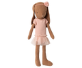 Maileg Bunny size 1, Chocolate brown - Ballet suit and skirt rose | Playroom Avenue