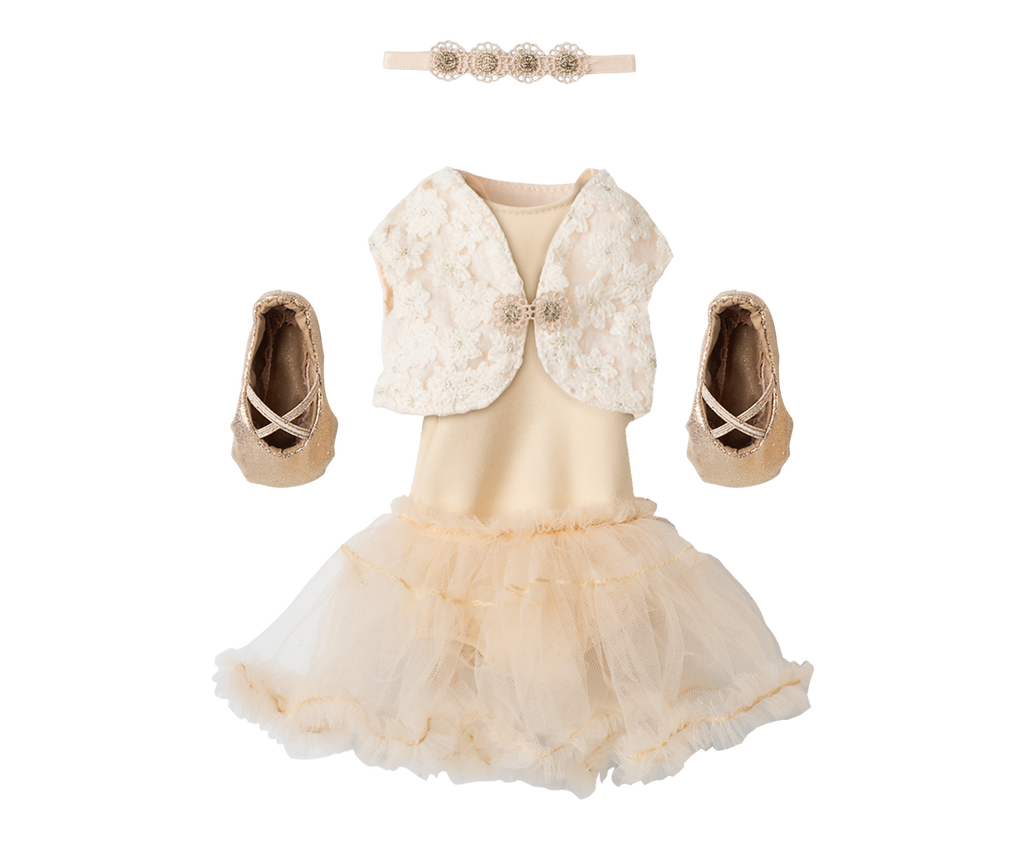 Ballet suit and skirt cream, Size 3 | Playroom Avenue