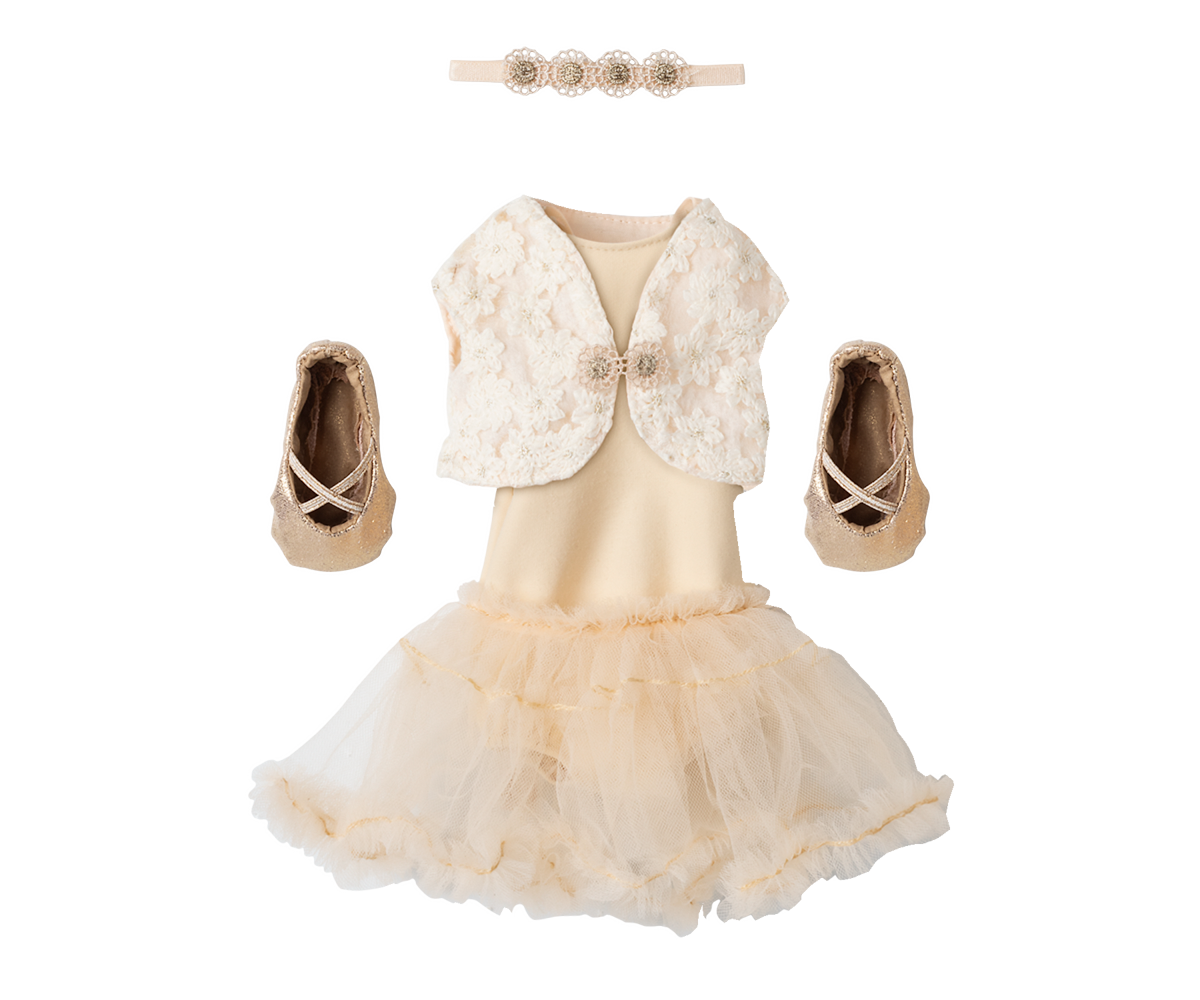 Ballet suit and skirt cream, Size 3 | Playroom Avenue