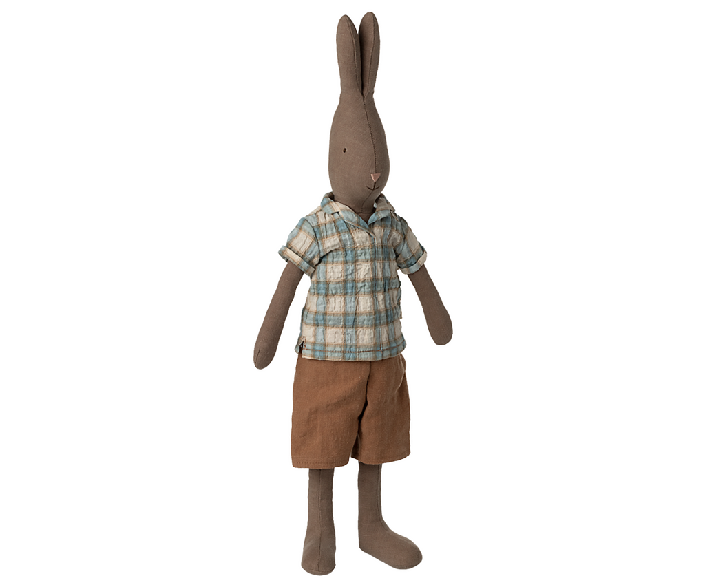Maileg Rabbit size 3, Brown - Shirt and shorts | Playroom Avenue